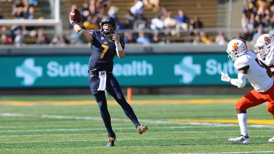 Chase Garbers pass vs. Idaho State 2018