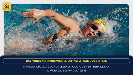 Cal vs. SJSU meet graphic 2019