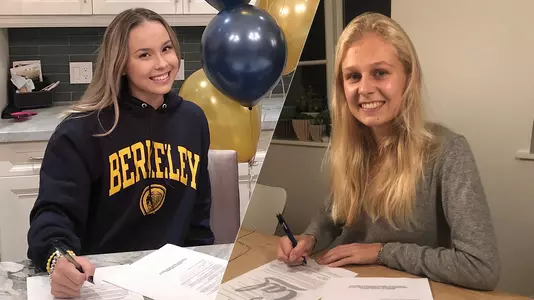 Cal signees Jada Bui (left) and Hannah Viller Møller (right)