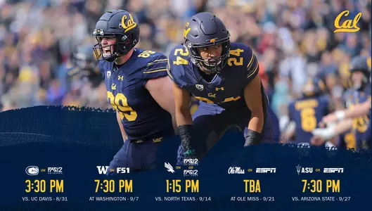 2019 Early TV Schedule And Kickoff Times Announced Evan Weaver And Camyrn Bynum