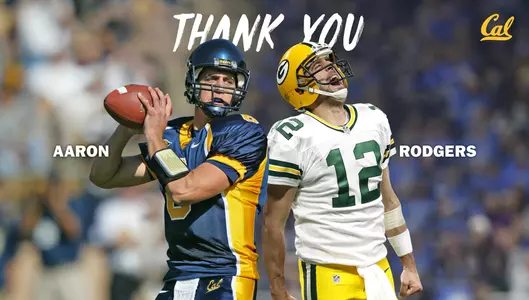2019-06-11 Aaron Rodgers Makes Seven-Figure Gift To Cal Athletics