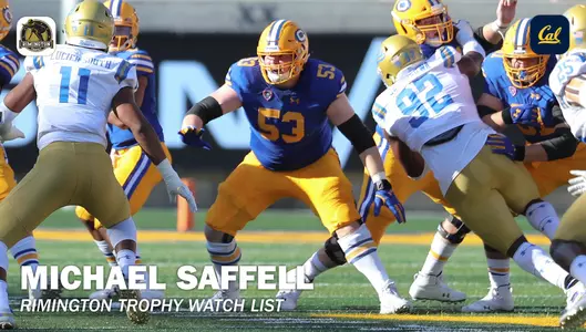 2019-07-19 Michael Saffell Named To Rimington Trophy Preseason Watch List