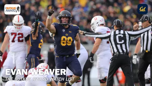 2019-07-22 Evan Weaver Named To Butkus Award® Watch List