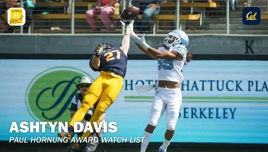 2019-07-25 Ashtyn Davis Named To Paul Hornung Award Watch List