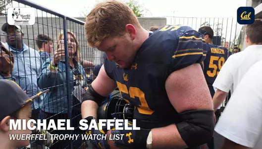 2019-07-25 Michael Saffell Named To Wuerffel Trophy Watch List