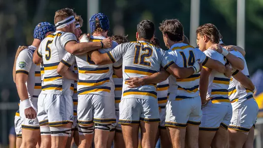 Cal Rugby Team Huddle 2020