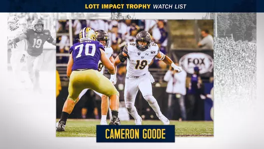 2020-10-13 Cameron Goode Added To 2020 Lott IMPACT Trophy Watch List