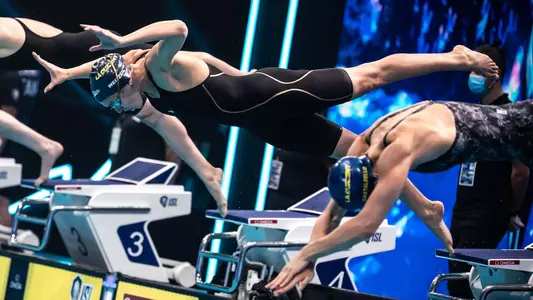 Abbey Weitzeil at ISL meet in Budapest
