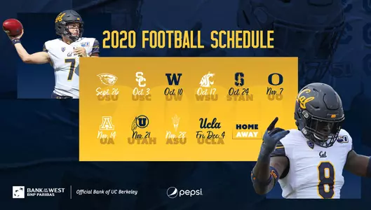 2020 Cal Football Schedule Conference-Only
