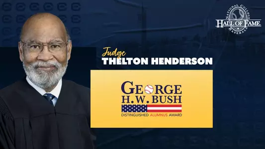 Judge Thelton Henderson - George H.W. Bush Distinguished Alumnus Award