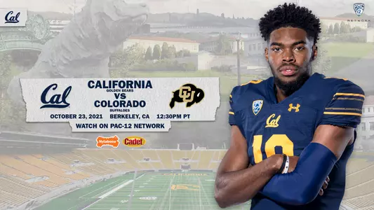 2021-10-11 Jeremiah Hunter Cal-Colorado At 12:30 PM On Pac-12 Network