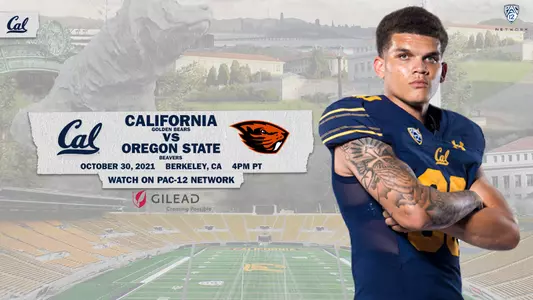 2021-10-18 Cal-Oregon State At 4 PM On Pac-12 Network