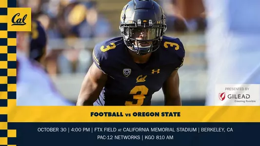 Cal-Oregon State game notes graphic 2021