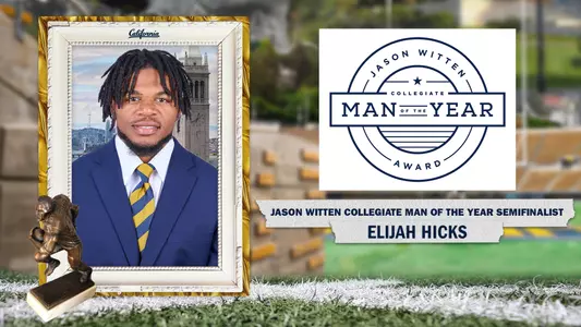 2021-11-10 Elijah Hicks A Semifinalist For Jason Witten Collegiate Man Of The Year