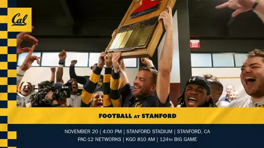 2021-11-16 Cal Visits Stanford In 124th Big Game Saturday