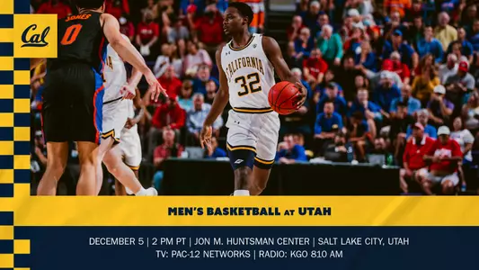 Cal Men's Basketball Preview: At Utah 2021-22
