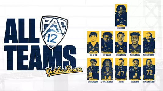 2021-12-07 First-Teamers Elijah Hicks Leads Cal's All-Pac-12 Selections