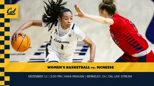 Cal WBB hosts McNeese
