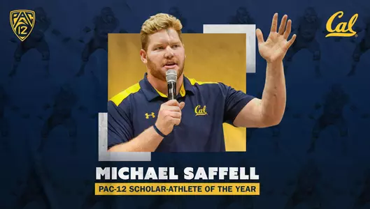 2021-02-02 Michael Saffell Named Pac-12 Football Scholar-Athlete Of The Year