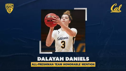 Dalayah Daniels All-Freshman Team Honorable Mention Graphic