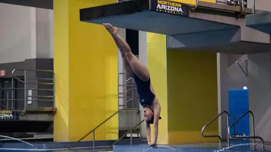 Briana Thai diving NCAA Zone meet 2021
