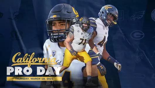 2021-03-17 Cal’s Pro Day Set For Thursday Camryn Bynum, Jake Curhan, Zeandae Johnson