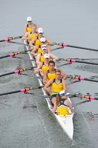 REDWOOD SHORES, CA - APRIL 3: Cal womens' crew competes in the PAC-10 Challenge at Redwood Shores in Redwood City, California on April 3, 2010.