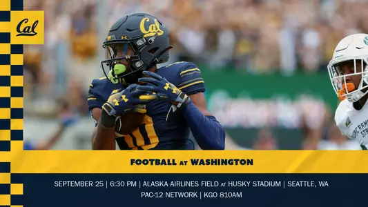 Cal at Washington football graphic 2021