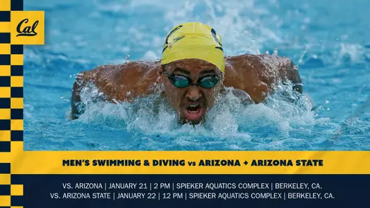 Cal Men's Swimming & Diving Preview: UA-ASU 2022