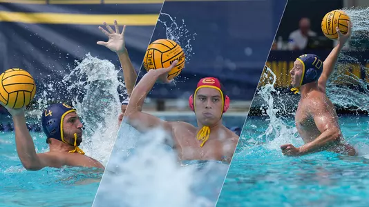 Nikolaos Papanikolaou, left, Adrian Weinberg, middle and Max Casabella have been named to the Cutino Award Watch List