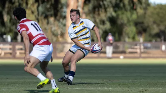 California blanked Stanford 58â??0 in a men's Pool A match at the PAC Rugby 7s Championship at Steuber Rugby Stadium on November 12, 2022 in Stanford, California. © 2022 Alex Ho (aho_221112_0086_44.cr3)