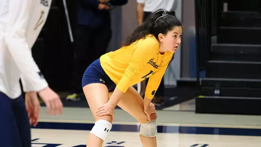 September 21, 2022; Berkeley, California, USA; Volleyball: California Golden Bears vs Stanford Cardinal at Haas Pavilion; Tara DeSa (13) (Photo credit: Kelley L Cox/KLC fotos)