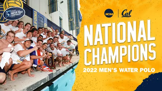 NCAA champion Cal men's water polo team