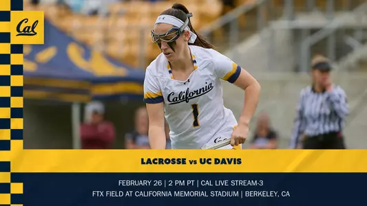 2022-02-26 Nikki Zaccaro Cal Concludes Homestand Saturday Against UC Davis