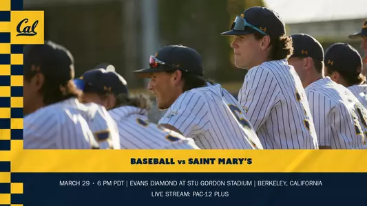 Cal Baseball: Saint Mary's Preview 3-29-22