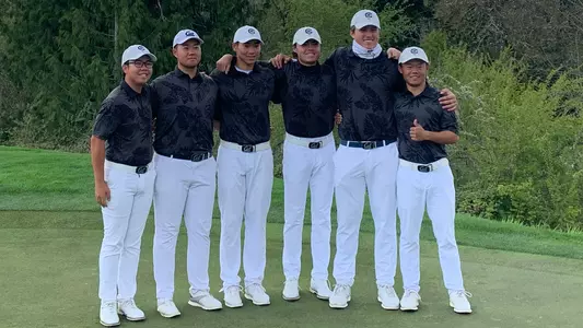 2022-04-27 Ethan Chung, Sampson Zheng, Tony Chen, Simon Kwon, Charlie Berridge, Aaron Du Cal Finishes Fifth At Pac-12's