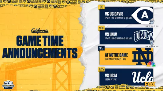 2022-05-26 Kickoff Times And TV Announced For Four 2022 Contests