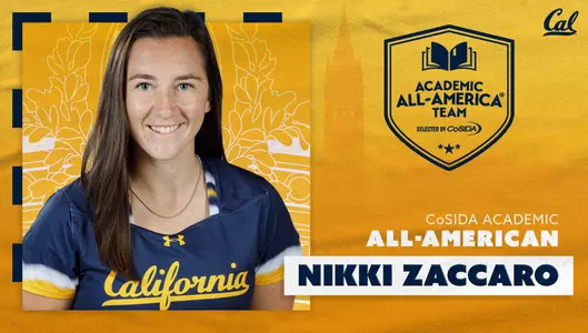 2022-06-15 Nikki Zaccaro Selected CoSIDA Academic All-American