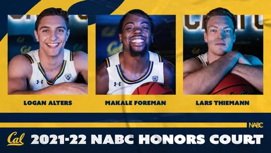 Cal Men's Basketball 2021-22 NABC Honors Court