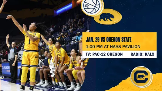 Cal hosts Oregon State Sunday