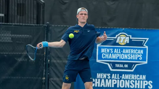 Carl Emil Overbeck at the 2023 ITA All-American Championships
