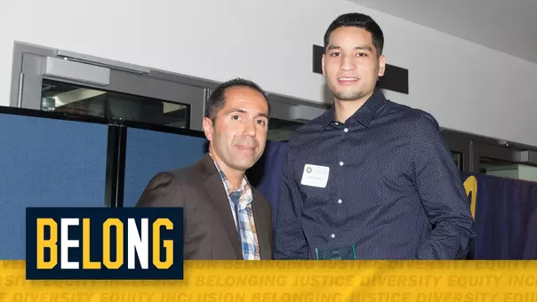 Dr. Kasra Sotudeh with mbb alum Brenden Glapion