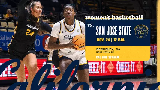 Cal WBB vs. SJSU preview graphic