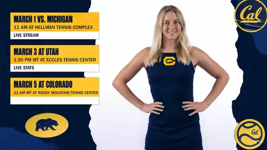 Erin Richardson, preview graphic vs. Michigan, at Utah, at Colorado