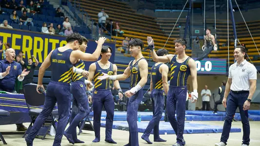 University of California, Cal, ARMY, Black Knights, William & Mary, Tribe, Men’s Gymnastics, Three-way Meet, Haas Pavilion, Berkeley, CA,