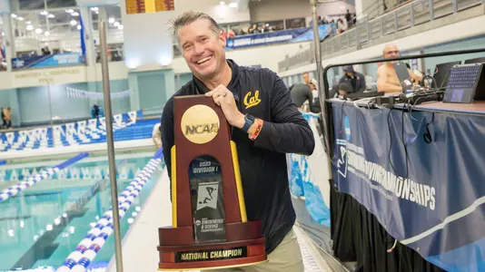 Dave Durden With NCAA Trophy
