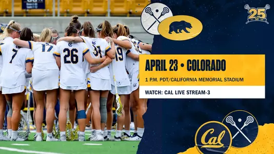 2023-04-23 Cal Hosts Colorado Looking To Extend Win Streaks