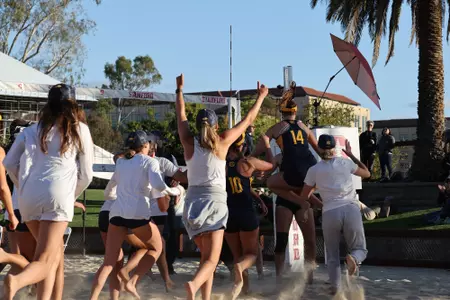 Beach Volleyball Celebration vs Stanford 2023