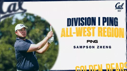 Men's Golf: Sampson Zheng 2023 PING All-West Region Team