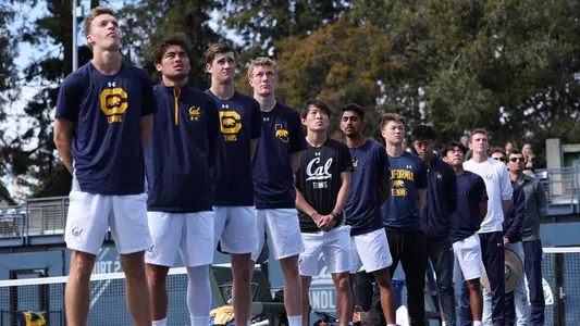Bears during Anthem before ASU match
